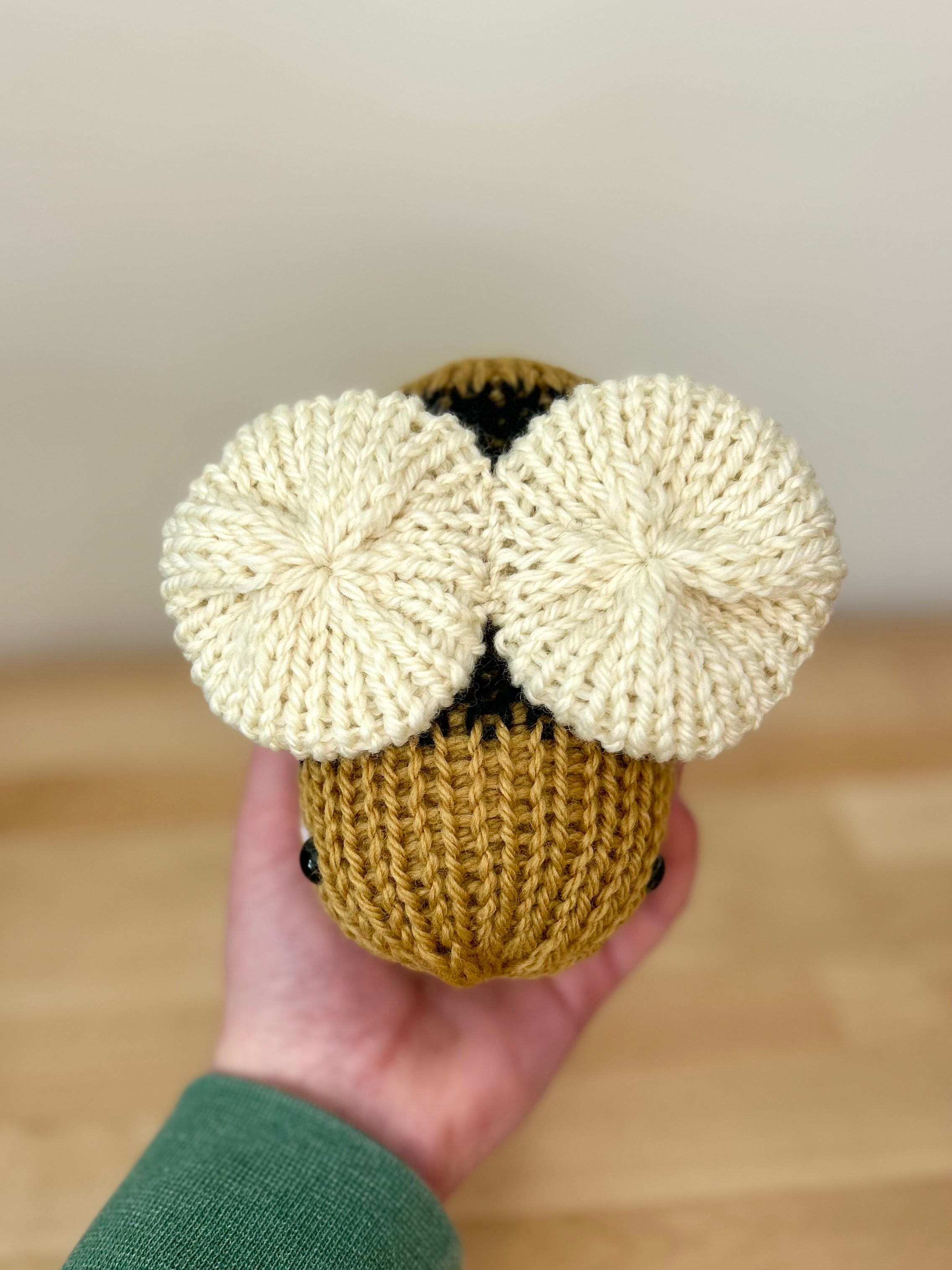 Small Knitted Wool Bumblebee | Eco Friendly Gift