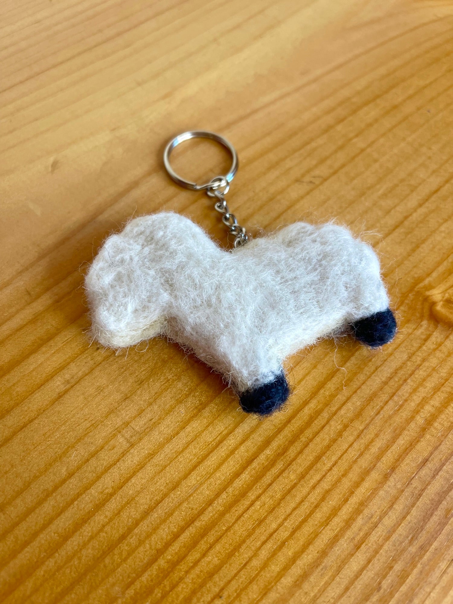 Felted Barnyard Keychains | Farm Animal Keychain