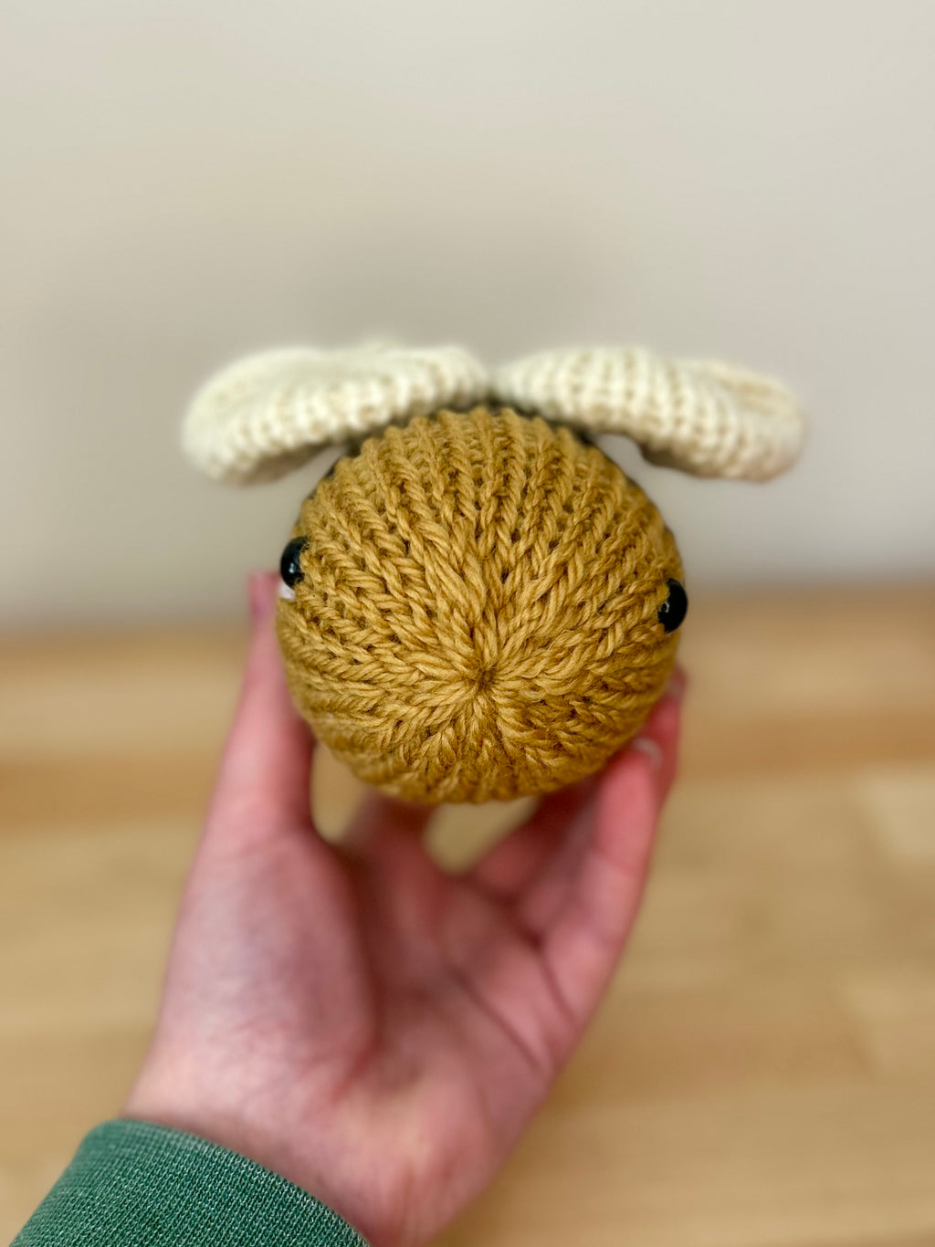 Small Knitted Wool Bumblebee | Eco Friendly Gift