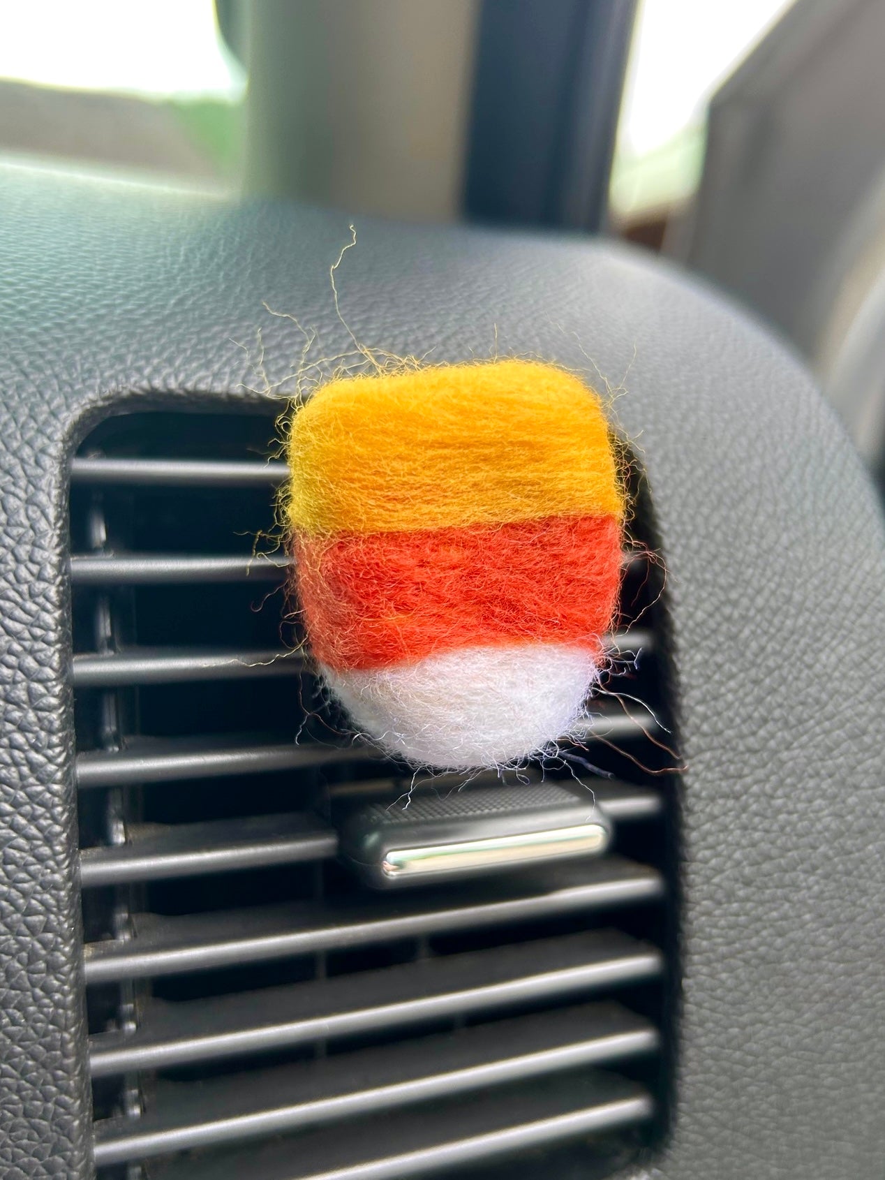 Felted Car Vent Freshener | Fall Decor | Autumn Car Accessory